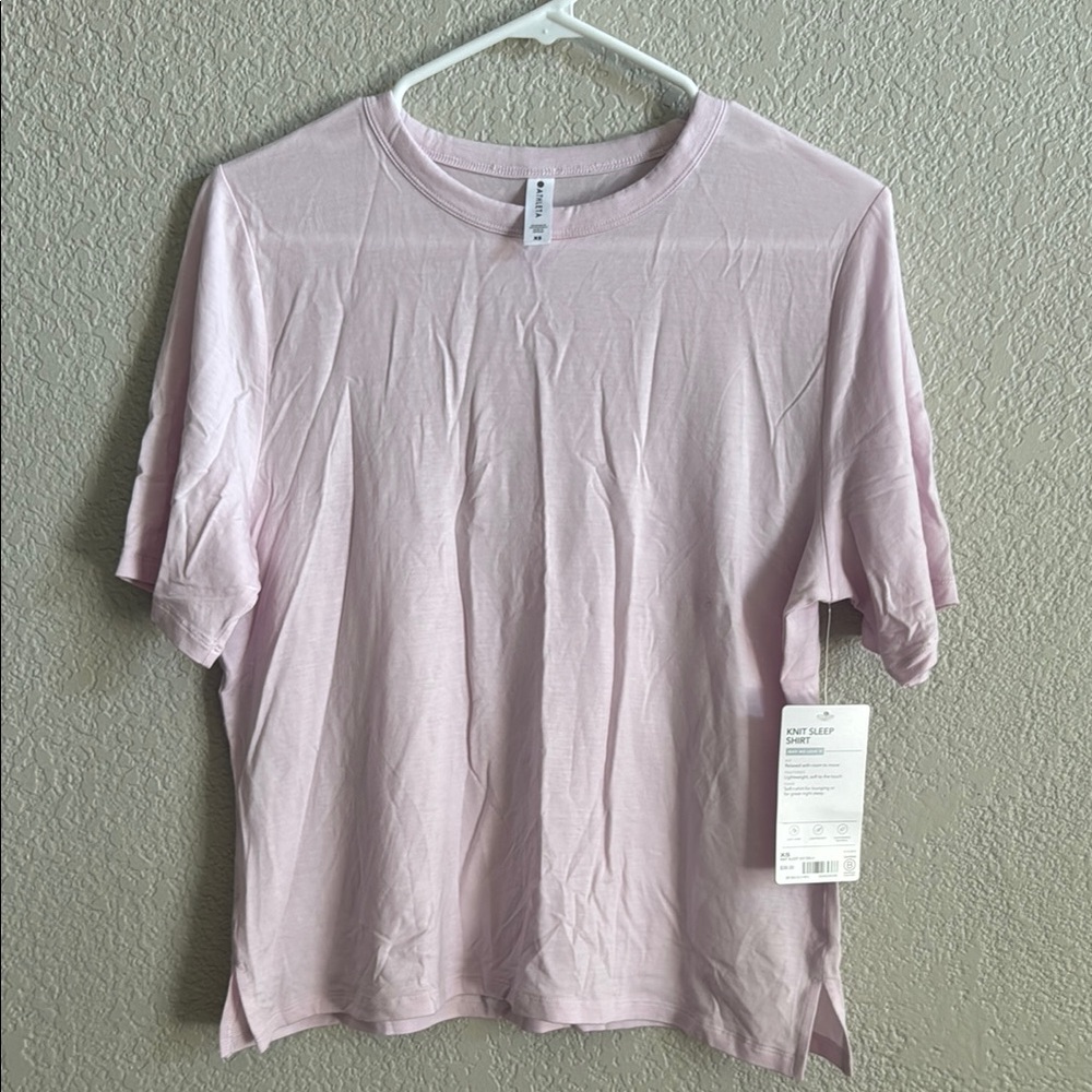 Athleta Pink Kint Sleep Shirt NWT
